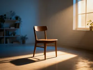 Zestaw edukacyjnych zabawek logicznych, takich jak klocki i łamigłówki, ułożonych na jasnym, drewnianym stole.
